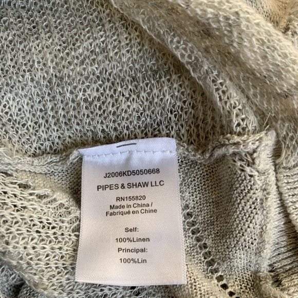 NWT $295 Veronica Beard Elina Crew Neck Sweater XL in Grey Melange - Picture 7 of 12